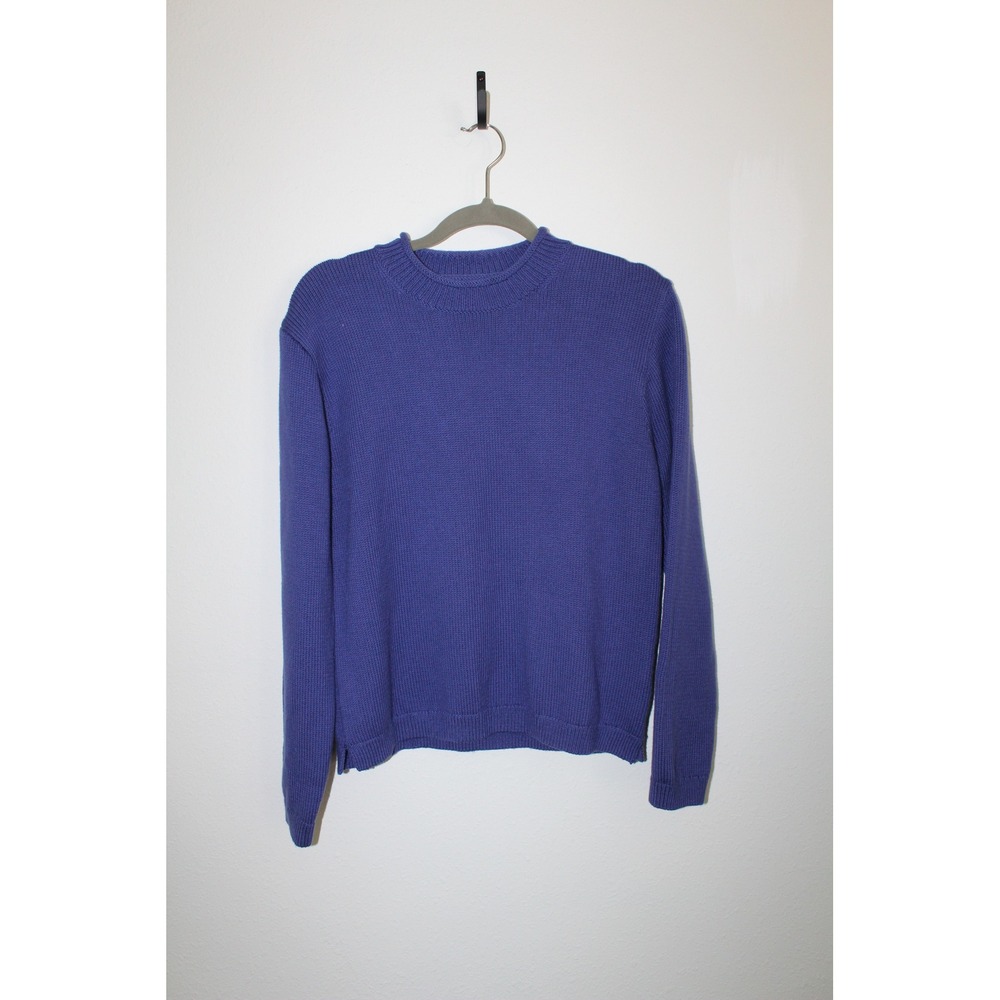 J.Crew Women's Cotton Blend Rollneck Crewneck Sweater Royal Blue Small NWT